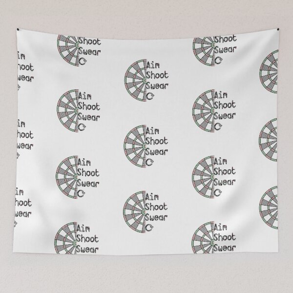 Item preview, Aim Shoot Swear Repeat - Darts Player Gift designed and sold by CourtOfApparel.