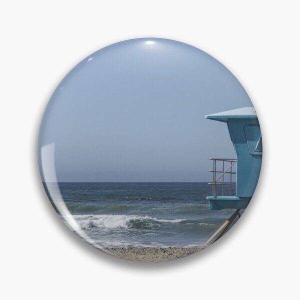 Item preview, California Lifeguard Towers on Sunny Beach V1 designed and sold by Family Journey with God.