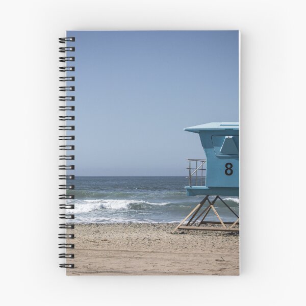 Item preview, California Lifeguard Towers on Sunny Beach V1 designed and sold by Family Journey with God.
