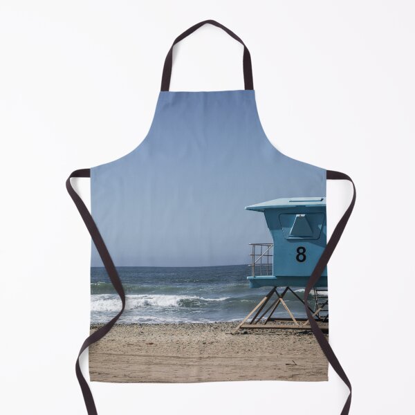 Item preview, California Lifeguard Towers on Sunny Beach V1 designed and sold by Family Journey with God.