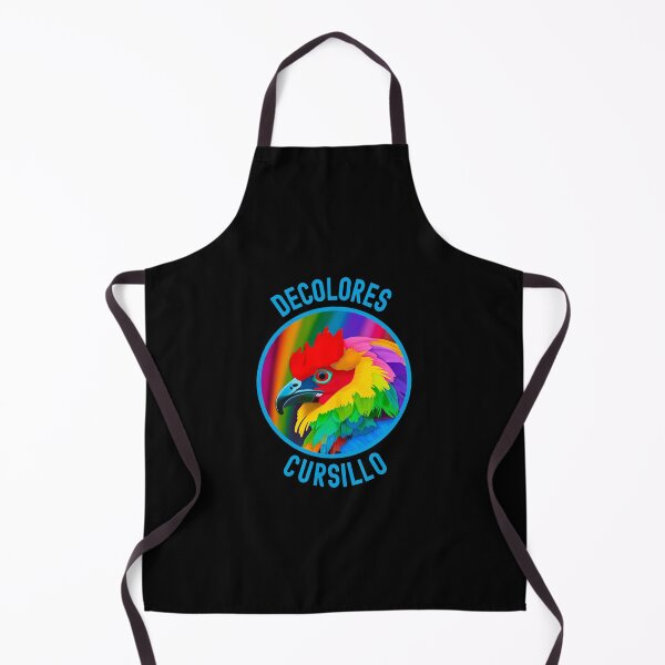 Item preview, DeColores Cursillo Colorful Rooster with Rainbow Background-Blue designed and sold by Gsallicat.