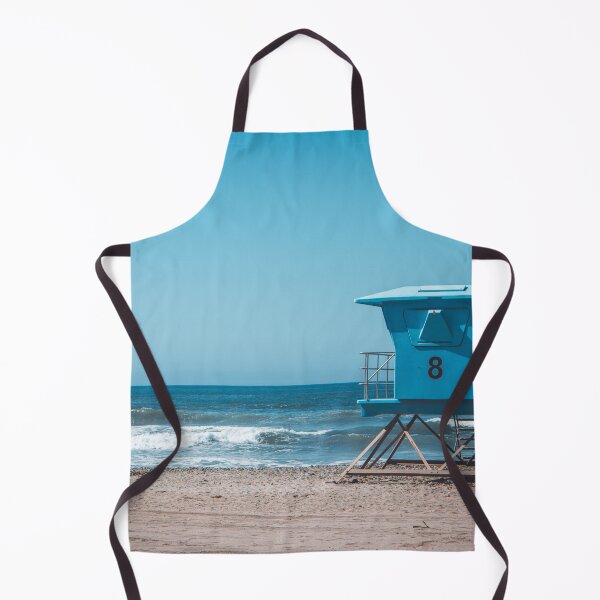 Item preview, California Lifeguard Towers on Sunny Beach V2 designed and sold by Family Journey with God.