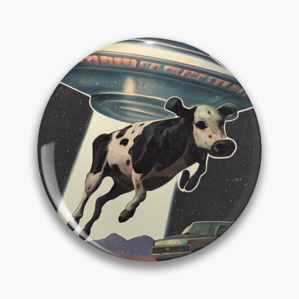Item preview, Ufo and Cow - Uncanny Valley designed and sold by CopperCity Dungeon.