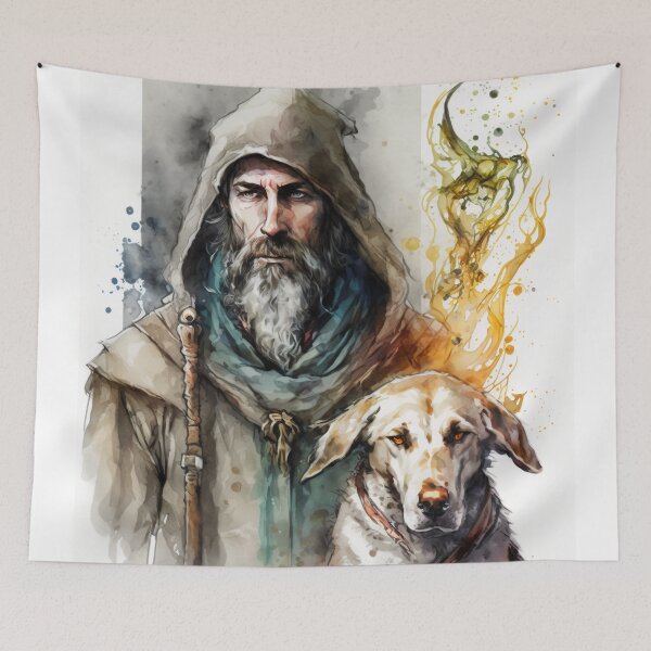 Item preview, The Wolf and the Ward designed and sold by TheDigitalAnvil.
