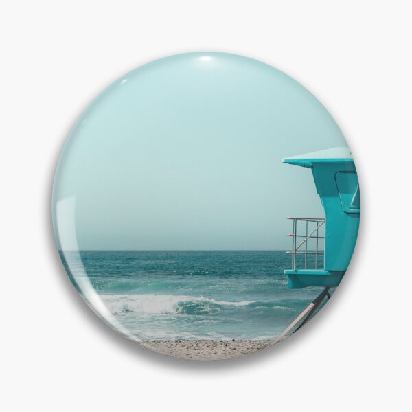 Item preview, California Lifeguard Towers on Sunny Beach V3 designed and sold by Family Journey with God.