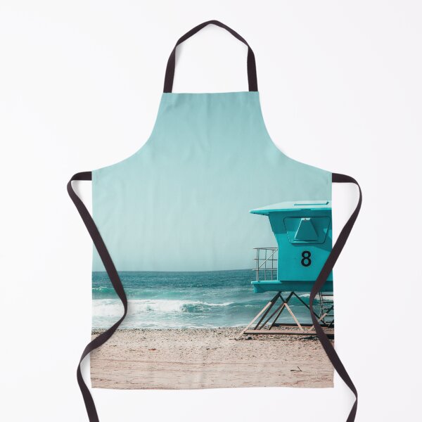 Item preview, California Lifeguard Towers on Sunny Beach V3 designed and sold by Family Journey with God.