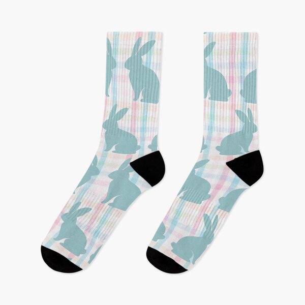 Item preview, Hoppy Cute Bunnies Easter Rabbit Seamless Pattern / Happy Easter Day Bunny Rabits  designed and sold by haRexia.