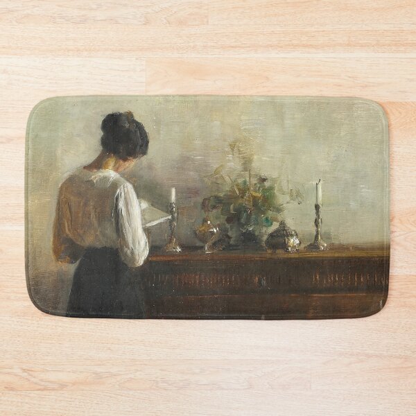 Item preview, Carl Vilhelm Holsoe | Interior with the artist's wife | Vintage Art Print| Vintage Wall Art | Home Decor designed and sold by scrolla.