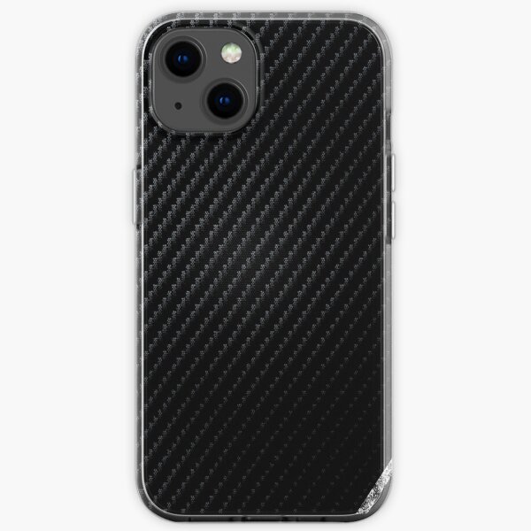 Modern Carbon Fiber Wrap iPhone Soft Case