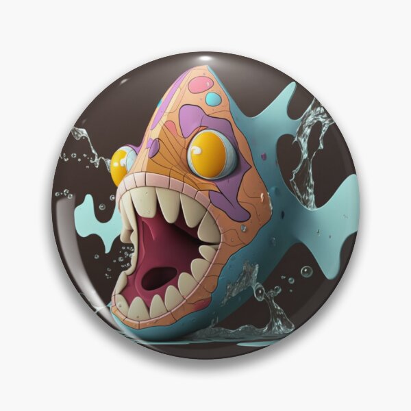 Item preview, Bruxish, the Colorful Psychic Fish in murky waters! designed and sold by Frocentric.