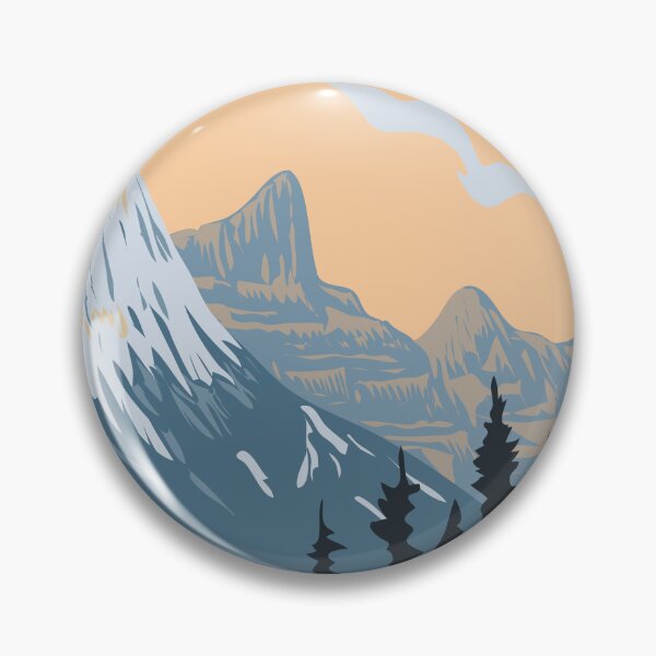 Item preview, Jasper National Park in the Canadian Rocky Mountains in Alberta Canada WPA Poster Art designed and sold by patrimonio.
