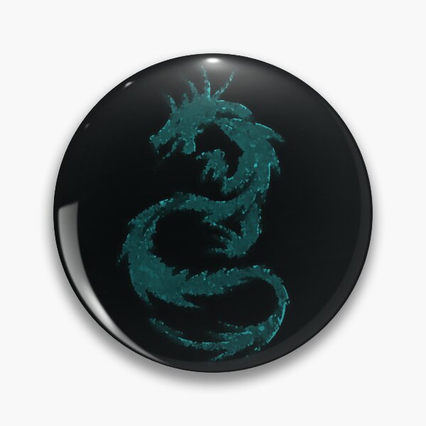 Item preview, Emerald Green Dragon Abstract Black Background Tattoo Style Distorted designed and sold by kattakitty.