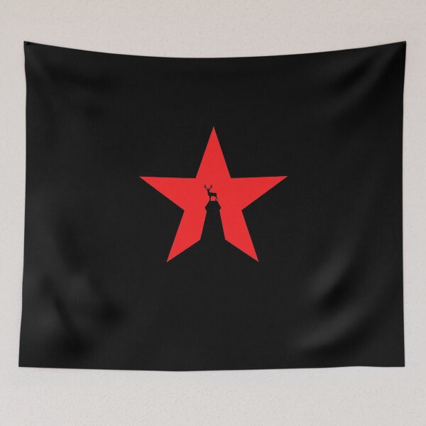 Item preview, Deer & Red Star designed and sold by mehrafsar.