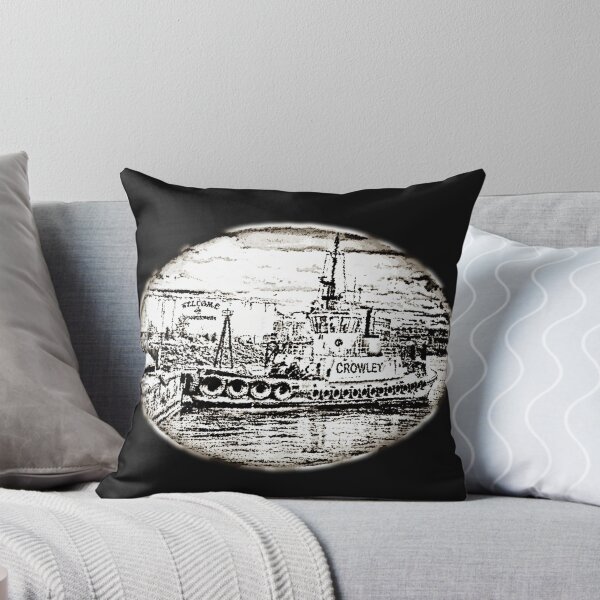 Item preview, Crowley tugboat of Foss Tugboat in the Puget Sound Sketch Designed  designed and sold by Jason Mosley.