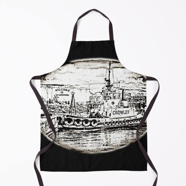 Item preview, Crowley tugboat of Foss Tugboat in the Puget Sound Sketch Designed designed and sold by Jason Mosley.