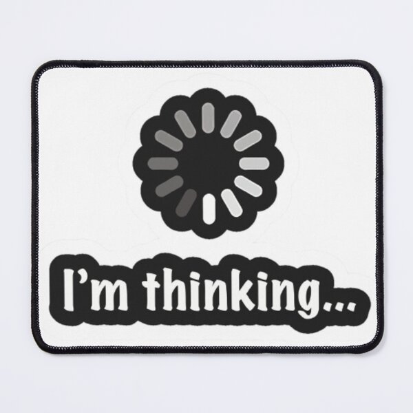 Item preview, I'm Thinking Sticker | Im Thinking designed and sold by stickers oussxy.
