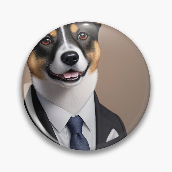 Artikelvorschau, Portrait of a dog in a Suit - Mixed Breed entworfen und verkauft von Damitan.