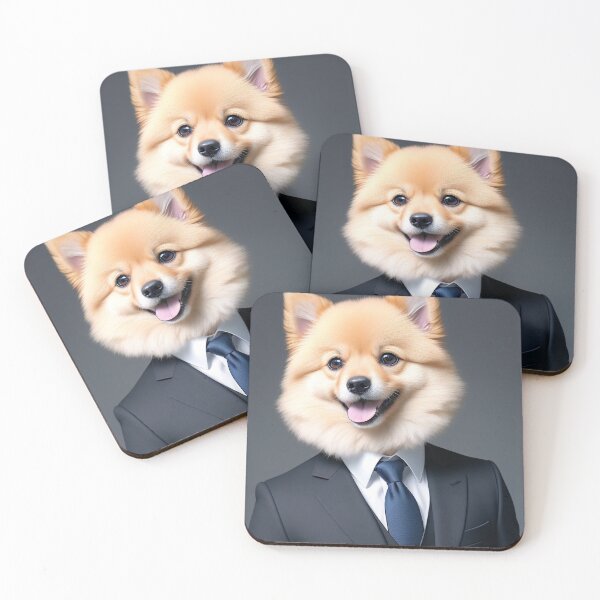 Item preview, Portrait of a dog in a Suit - Pomeranian designed and sold by Damitan.