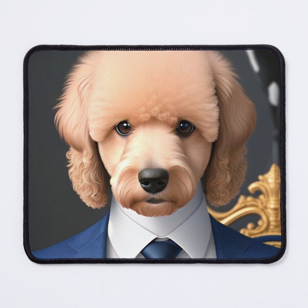 Item preview, Portrait of a dog in a Suit - Poodle designed and sold by Damitan.