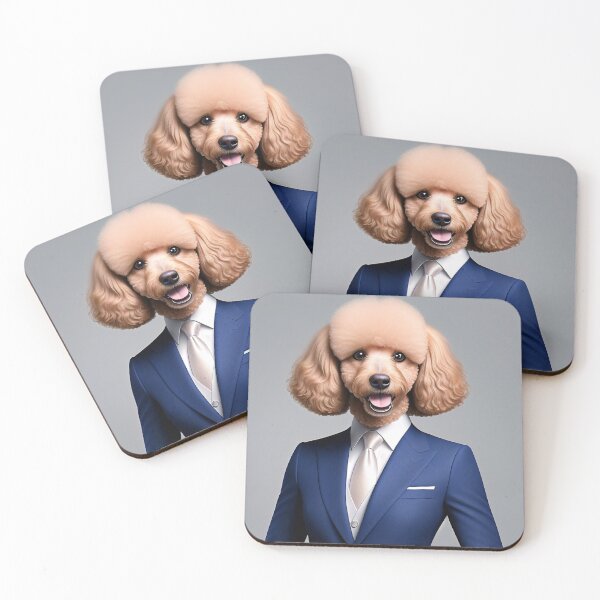 Item preview, Portrait of a dog in a Suit - Poodle designed and sold by Damitan.