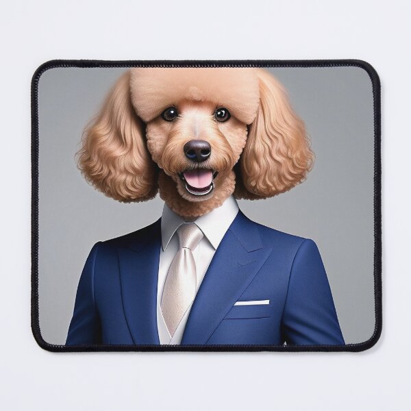 Item preview, Portrait of a dog in a Suit - Poodle designed and sold by Damitan.