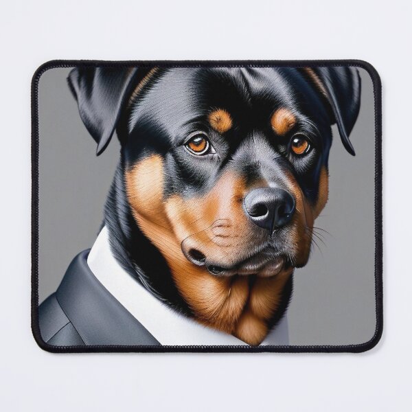 Item preview, Portrait of a dog in a Suit - Rottweiler designed and sold by Damitan.