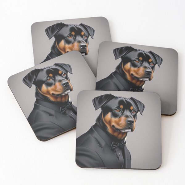 Item preview, Portrait of a dog in a Suit - Rottweiler designed and sold by Damitan.