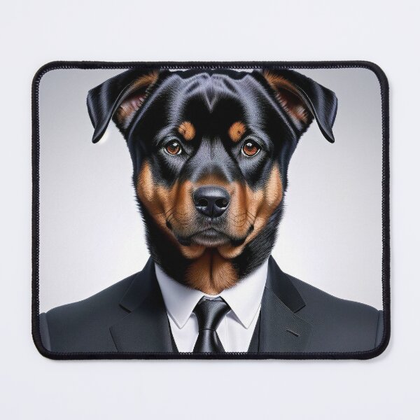 Item preview, Portrait of a dog in a Suit - Rottweiler designed and sold by Damitan.