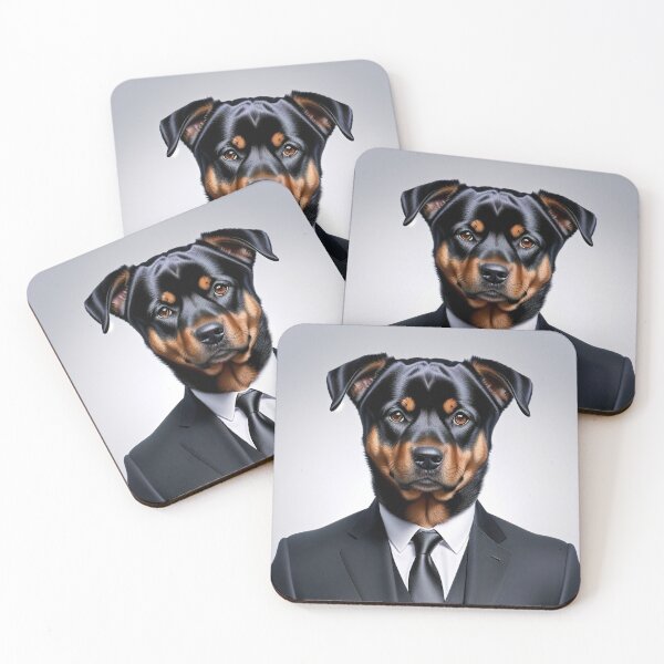 Item preview, Portrait of a dog in a Suit - Rottweiler designed and sold by Damitan.