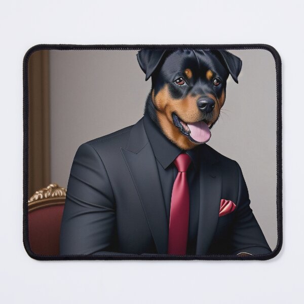 Item preview, Portrait of a dog in a Suit - Rottweiler designed and sold by Damitan.