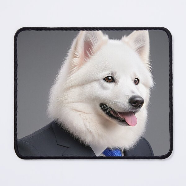 Item preview, Portrait of a dog in a Suit - Samoyed designed and sold by Damitan.