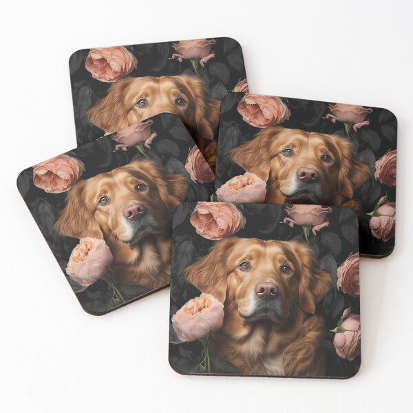 Item preview, Dog In Roses designed and sold by dotperinchart.