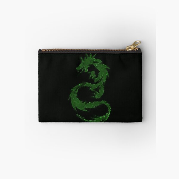 Item preview, Lime Green Dragon Abstract Tattoo Style Black Background Distorted designed and sold by kattakitty.