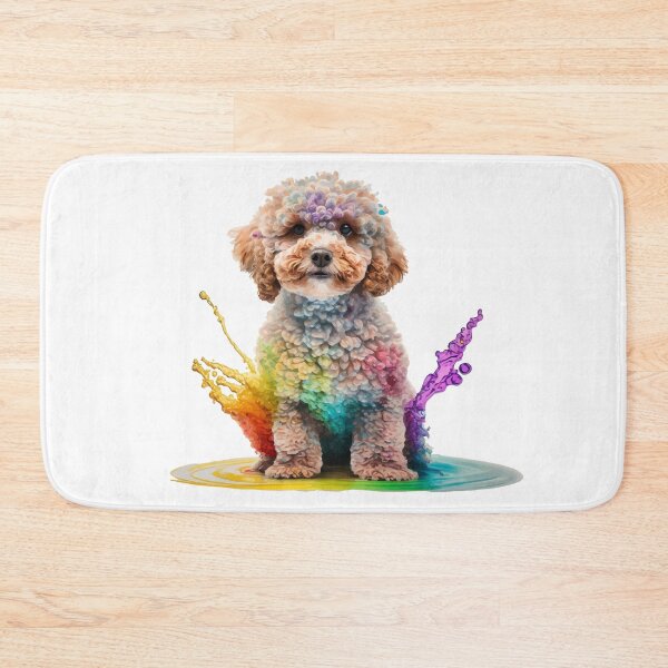 Item preview, A Cute Cavapoo Puppy Sitting - Animals in Vibrant Color designed and sold by GVRDesign.