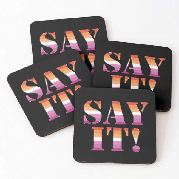 Item preview, Say It (big) Lesbian Pride designed and sold by TheirChoice.