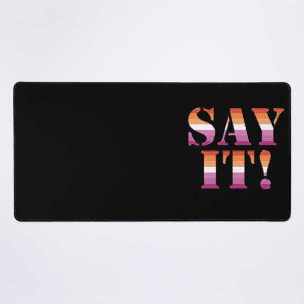 Item preview, Say It (big) Lesbian Pride designed and sold by TheirChoice.