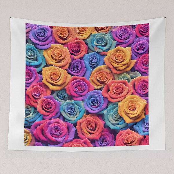 Item preview, Many multi coloured  roses  designed and sold by David-Howells.