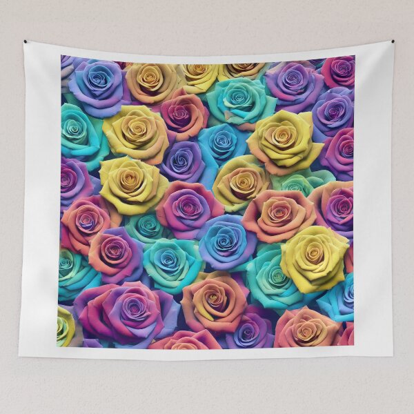 Item preview, Many multi coloured  roses  designed and sold by David-Howells.