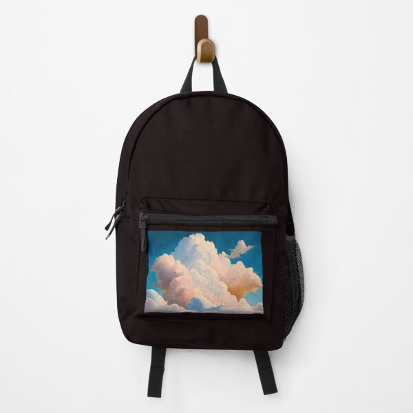 Item preview, Cumulus clouds print tee All over printed t-shirt sky clouds pink color nature designed and sold by Mazagan-Shop.