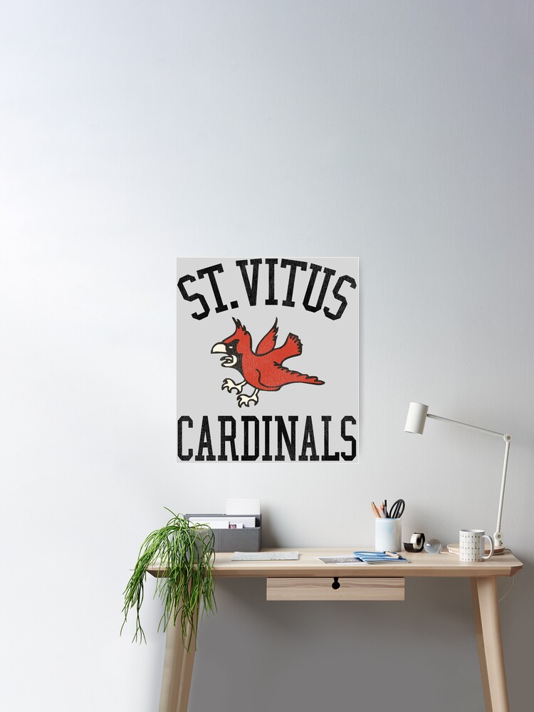 Leonardo DiCaprio Jim Carroll St Vitus Cardinals Grey Basketball Jersey  from The Basketball Diaries