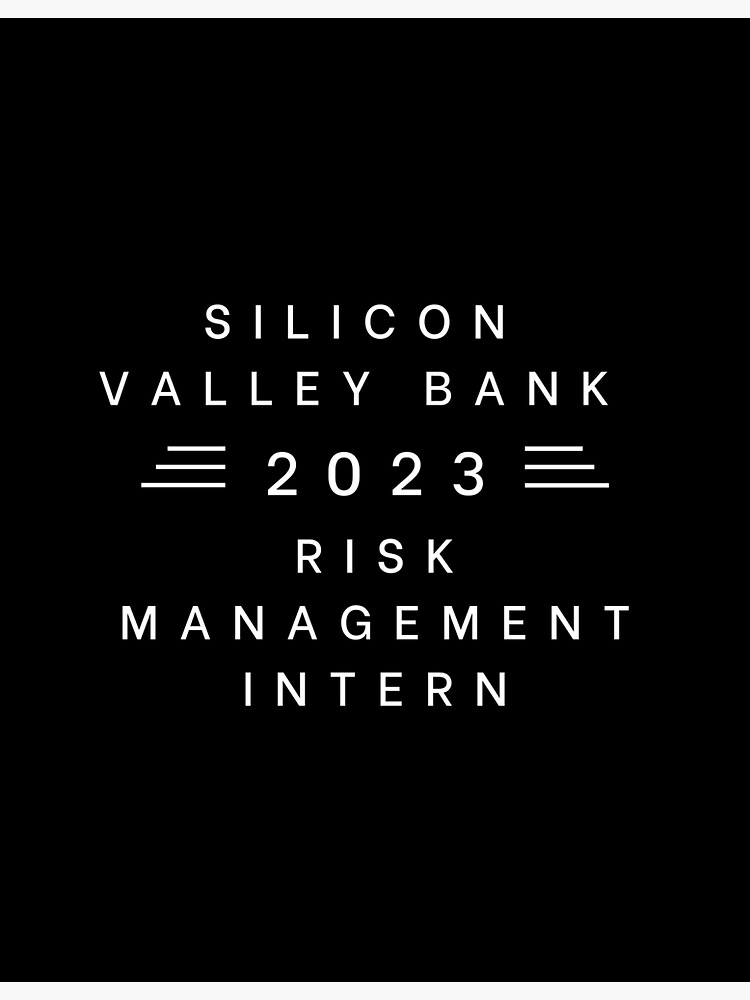 Silicon Valley Bank 2023 Risk Management Intern Joke Sticker