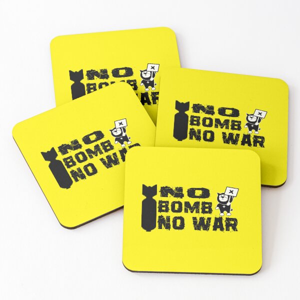Item preview, NO BOMB NO WAR designed and sold by ZUKINDOGS-JP.