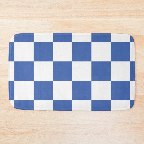 Item preview, Blue and white checkerboard print designed and sold by LittleBettyMakes.