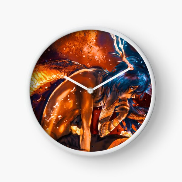 Drowning in Fire Clock