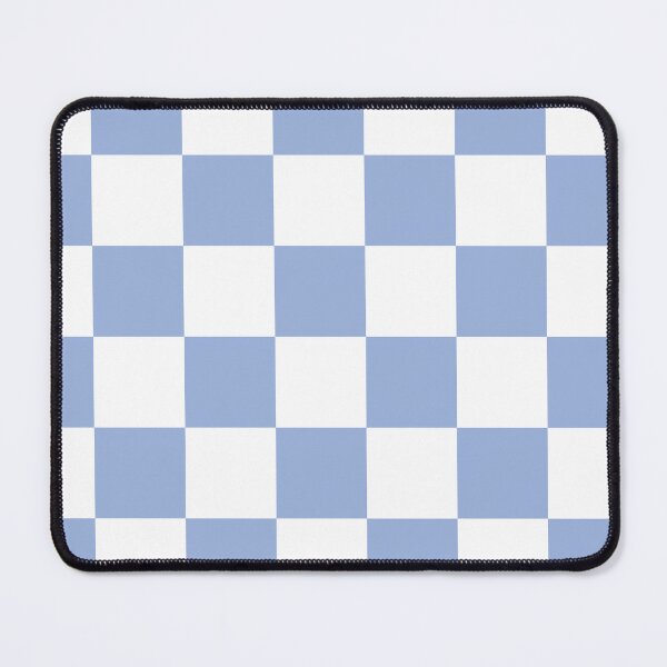 Item preview, Sky blue and white checkerboard print designed and sold by LittleBettyMakes.
