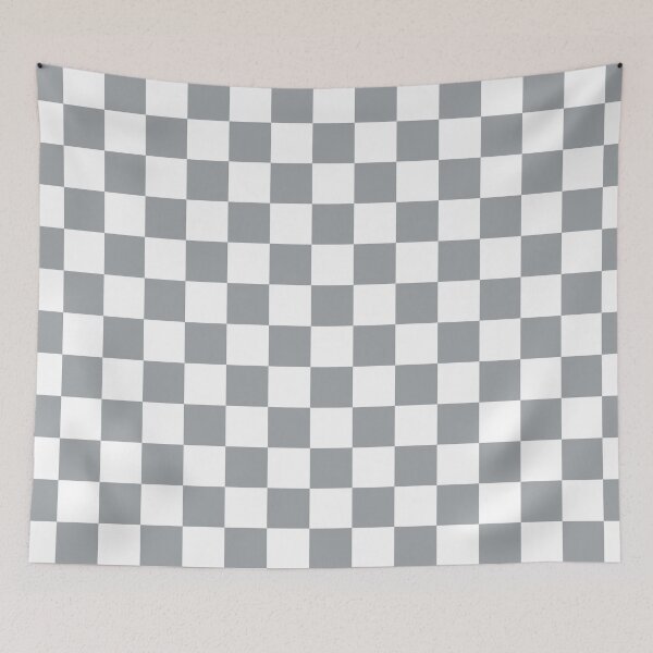 Item preview, Gray and white checkerboard print designed and sold by LittleBettyMakes.