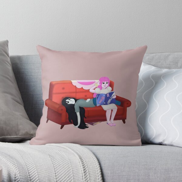 Bubbline adventure time fanart Throw Pillow