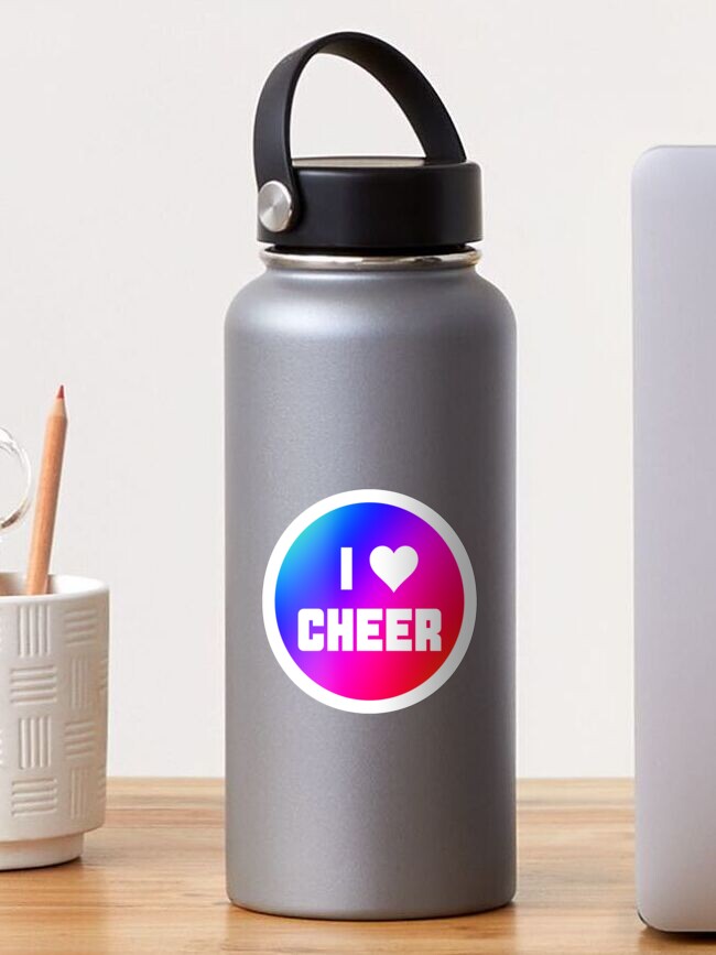 Cheer Water Bottle Personalized Cheer Cheerleader Water 