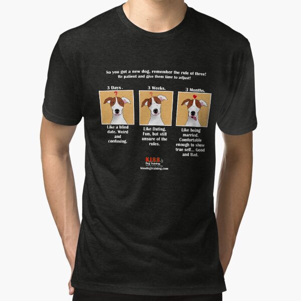 New Dog 3-3-3 Rule Tri-blend T-Shirt