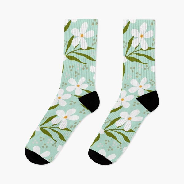 Item preview, Floral seamless pattern on mint green background designed and sold by Jayjaynaenae.